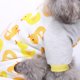 thumbnail image 3 of Pijamas de algodón para perros Trajes de cuatro patas de dibujos animados Ropa encantadora para mascotas (Pato M) Sywqhk Libre de BPA, 3 of 9