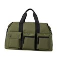thumbnail image 2 of Bolsa de gimnasia Bolsa de lona para hombres multipropósito, liviano con bolsillo de bolsillo portátil de semanario para el gimnasio de entrenamiento Verde, 2 of 8