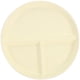 thumbnail image 1 of EeaseMX Plato de porcelana china de hueso, sencillo, con tres compartimentos, para desayuno, redondo, de cerámica, para decoración del hogar (color aleatorio)., 1 of 8