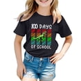 thumbnail image 4 of Haut Arc-en-Ciel Filles Simplement Tre Vêtements Garçon et Fille Mode Décontractée Imprimé Col Rond T-Shirt Manches Courtes Ample, 4 of 4