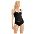 thumbnail image 2 of AWZXDE Women's Underwear Set Top with Built-in Bra & Shorts Sleepwear Loungewear Black,XL, 2 of 8