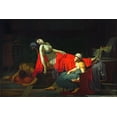 thumbnail image 1 of 24x36 gallery poster, Death of Cleopatra (1796-1797), by Jean-Baptiste Regnault, 1 of 1