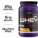 Ultimate Nutrition Prostar Whey Protein Powder Blend of Whey Concentrate Isolate -Low Carb-2lb