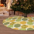 thumbnail image 6 of Sikiie Bee honey 30-48 inches {designName} Print Christmas Tree Skirt Snowman Xmas Tree Skirt with Edge Christmas Decorations for Holiday Party, 6 of 7
