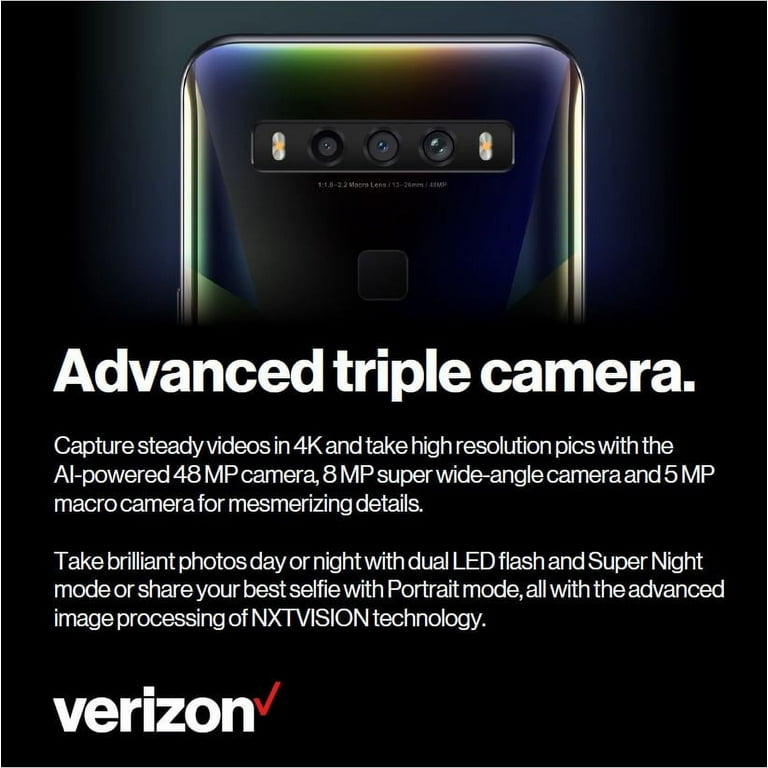 Verizon TCL 10 5G UW, New Wireless Prepaid Smartphone