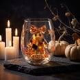 thumbnail image 4 of Halloween Transparent Glass Cup, Halloween Artisan Glassware, Cute Clear Ghost Pumpkin Printed Tumbler, for Fall Party Home Decor, 4 of 7