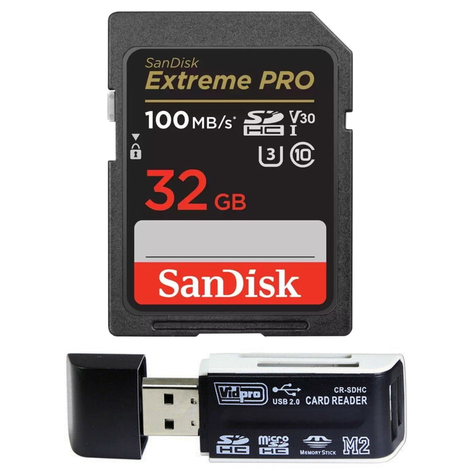 SanDisk Extreme PRO 32GB UHS-I U3 SDXC Memory Card for 4K Ultra