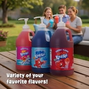 Kool-Aid Sharkleberry Snow Cone Syrup, 64 oz (1/2 Gal) Pump Bottle, Snow Cone Maker Ready