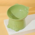 thumbnail image 4 of Hometravel Tilted Elevated Cat Food Bowl, Raised Feeding Dish for Cats and Small Dogs, Ergonomic Design for Comfortable Eating, Pet Health Care Essential, 4 of 6