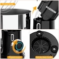 thumbnail image 4 of Electric Stand Mixer 660W Tilt-Head Kitchen Household Mixer 6.5QT 10-Speed food mixer with Dishwasher-Safe 304 Stainless Steel Bowl 3-IN-1 Stand Mixer Onyx Black, 4 of 7