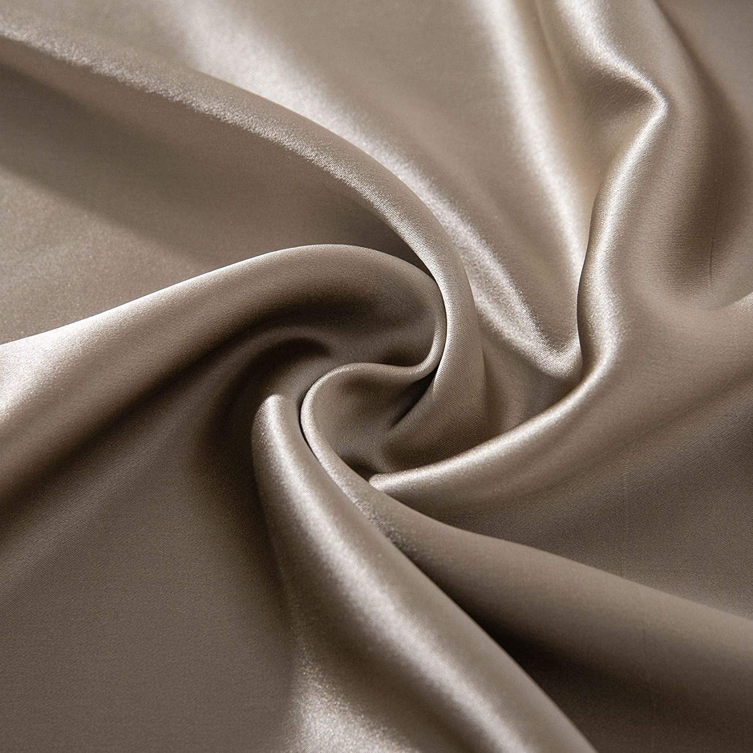 SLPBABY 100% Natural Pure Silk Pillowcase for Hair and Skin with Hidden Zipper (Taupe, Queen Size)