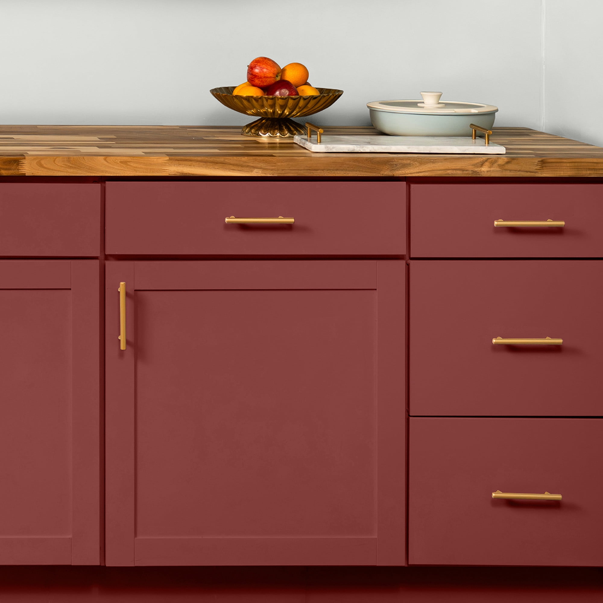 Glidden Cabinet Door and Trim Semi Gloss Paint, Brick Dust, 1 Quart