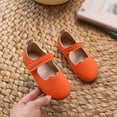 thumbnail image 2 of shoper Mary Jane Shoes for Girls School Uniform Flats Dress Shoes for Music Recitals (Little/Big Kids) Orange, 2 of 9