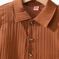 thumbnail image 5 of BFHHYA Boys 2 Piece Summer Outfits Short Sleeve Collar Button Down Shirt Straight Leg Pants Sets Casual Clothing Sets 1-8 Years, 5 of 8