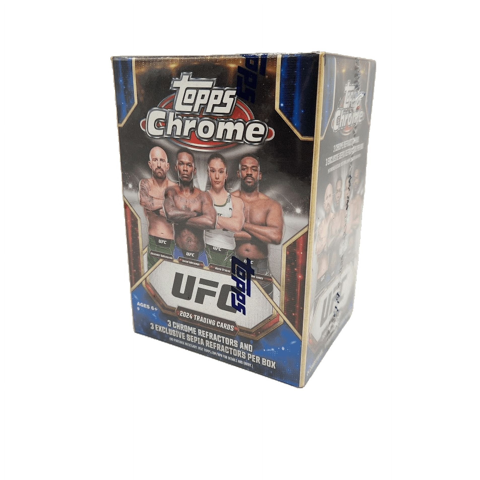 2024 Topps Chrome UFC Blaster Box Trading Cards