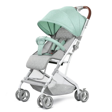 Baby Umbrella Stroller,Aluminum Lightweight Stroller Travel Foldable Design with Large Storage Basket Oxford Canopy