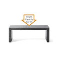 thumbnail image 4 of GZXS Farmhouse Acacia Wood Dining Bench, 48" Solid Wood Seat for Kitchen, Entryway, Hallway, Living Room (Black), 4 of 10