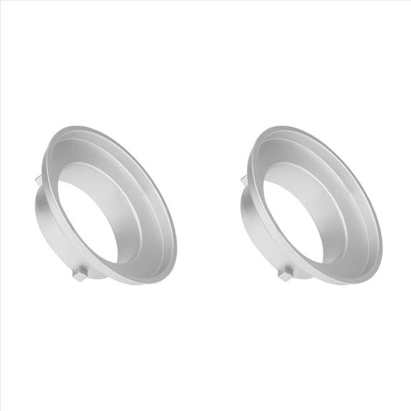 Rollbacks & More 2X Bowens Mount Softbox Speed Rings Adapter for Studio Photography 150mm Fits S-Type