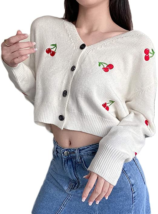 cherry sweater