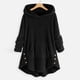 thumbnail image 1 of Pntutb moda mujer botón cuello en V pulóver tops manga larga blusa con capucha sudadera Pntutb Pntutb-2291, 1 of 4