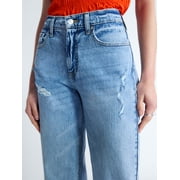 Free Assembly Women's High Rise Straight Cropped Jeans, Sizes 0-18