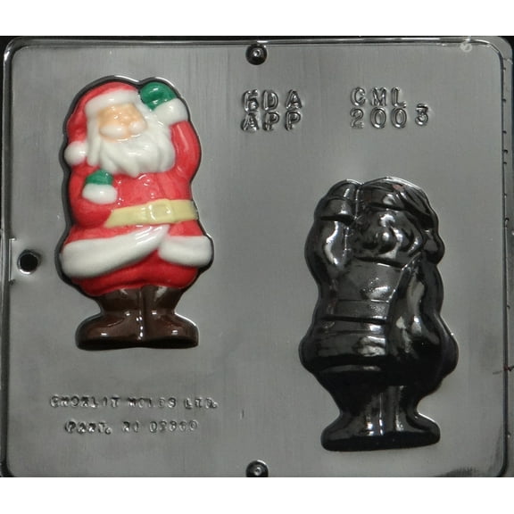 2003 Santa Claus Assembly Chocolate Candy Mold