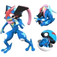 thumbnail image 4 of 2025 Figuras de acción de Pokémon, 12 estilos de juguete, modelo de bola variante, Pikachu, Gyarados, Lucario, monstruos de bolsillo, Koga, Ninja Frog, regalo de juguete, 4 of 5