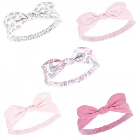 

Hudson Baby Infant Girl Headbands 5pk Paisley Medallion 0-24 Months