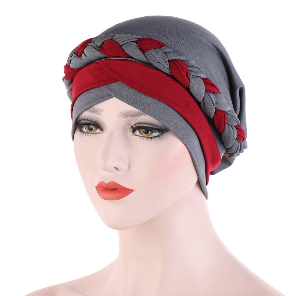 2019 Turban Headband Full Head Cover Head Wrap Loss Chemo Yoga Hat Bandana Scarf 