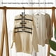 thumbnail image 3 of XHSGX Percha ahorra espacio resistente marco metal almohadilla antideslizante gran capacidad abrigos camisas, 3 of 7