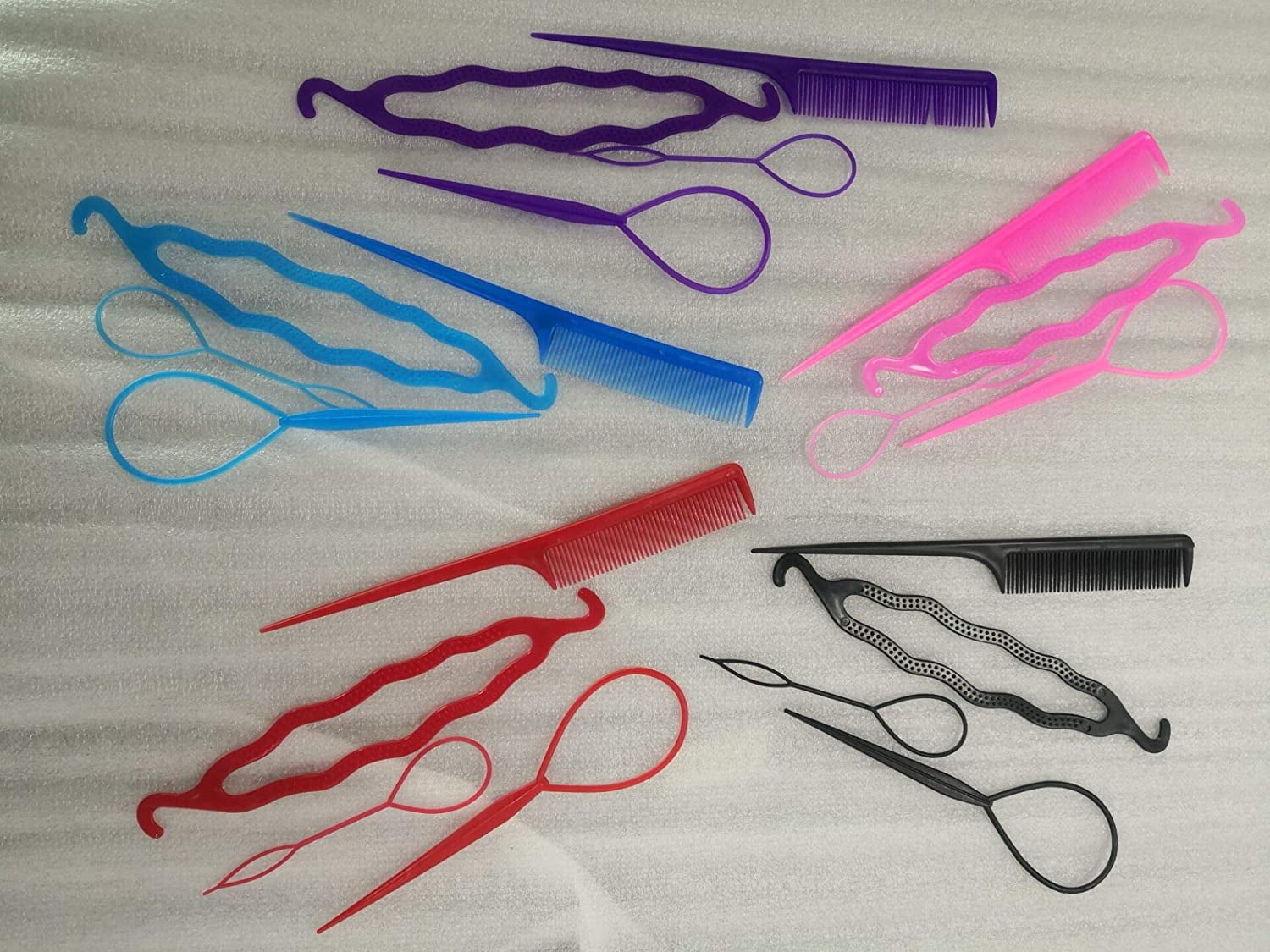 20 Pcs Hair Braiding Tool DIY Hair Styling Tool Ponytail Machine