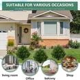 thumbnail image 4 of Artificial Cypress Topiary Ball Bush 20" UV Resistant with Ground Spike, 1Pcs Faux Cedar Plants Outdoor Trees for Planters, Front Porch, Patio, Indoor, Outside Decor Green, 4 of 12