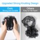 thumbnail image 5 of 4 bolas de baño de flores negras Bolas de baño de frotamiento gradual y estable Suministros de baño bolas de baño, 5 of 6