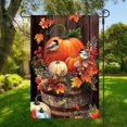 thumbnail image 4 of Hello Fall Garden Flags 12.5x18 Double Sided,Thanksgiving Pumpkin Garden Flag,Sunflower Small Yard Flags for Outside,Autumn Outdoor Decorations for Home, 4 of 6