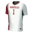 thumbnail image 2 of Unisex GameDay Greats #1 White Washington State Cougars  Lightweight Women's Soccer Jersey, 2 of 4