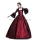 thumbnail image 4 of Vestido medieval vintage steampunk de talla grande 5XL para mujer, disfraz de cosplay de Halloween con mangas de encaje y dama gótica de vampiro, 4 of 5