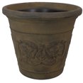 thumbnail image 1 of Sunnydaze Weather-Resistant Double-Walled Arabella Outdoor Flower Pot Planter - 19.5" - Sable Finish, 1 of 7