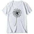thumbnail image 4 of Mchoice Womens Tops Casual Printed Short Sleeve O-Neck Loose Summer Graphic Tees For Women, 4 of 5