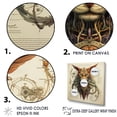 thumbnail image 3 of Designart "Diagrammatic Drawing Of A Mythical Creature II" Monsters Canvas Prints, 3 of 7