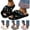 Black, variant on Women's Fuzzy Slippers Open Toe Cross Band Winter House Shoes Memory Foam Slip on Slides Gifts