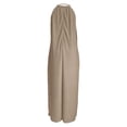 thumbnail image 5 of Ailaofu Women's Summer Halter Neck Sleeveless Solid Color Jumpsuit, Fashion Casual Beach Vacation Jumpsuit with Pockets, 5 of 7