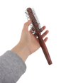 thumbnail image 5 of GETAJGHSD 3Pcs Nylon Bristle Circular Hairbrush with Wooden Handle for Curl Styling and Hair Lift, 5 of 6