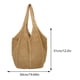 thumbnail image 2 of Bolso Mujer Crochet Tote Moda Punto Verano Malla Playa Marrón, 2 of 7