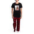 thumbnail image 4 of CafePress - Moe11 Pajamas - Women's Short Sleeve Print T-Shirt and Pants Dark Cotton Pajama Set, 4 of 7