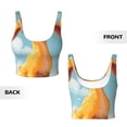 thumbnail image 5 of Picia Happy Goat In Meadow Sports Bra for Women,Padded Strappy Sports Bras Medium Support Yoga Bra with Removable Cups,Running Yoga Bra-, 5 of 9
