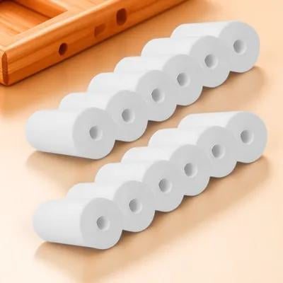 SHOWERORO 80 Rolls White Thermal Paper Roll For Clear Printing In Home And Hotel