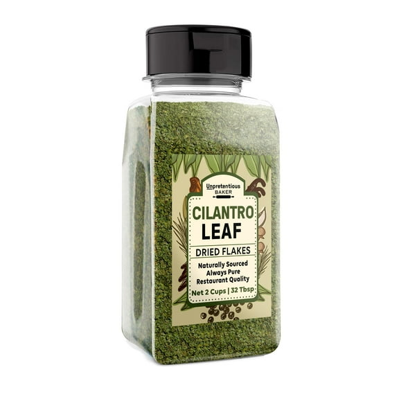 Unpretentious Cilantro Leaf, 2 Cups, Fragrant, Non GMO, Great in Salsa