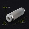 thumbnail image 2 of Baohd Aquarium Intake Inflow Mesh Stainless Steel Cylinder Filter Fishtank Shrimp Fish Net Filtration System Replacing Parts L, 2 of 5
