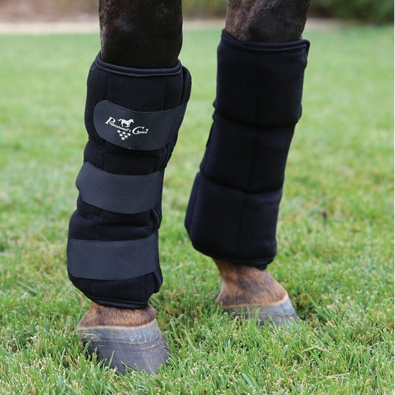3X5 Standard Size Professional Choice Neoprene Horse Ice Boot Black