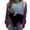 Black, variant on IROINNID Women's Long Sleeve Sweatshirt Round Neck Mid-Length Print Leisure Shirts Cat Tops Regular Pullover, Dark Gray